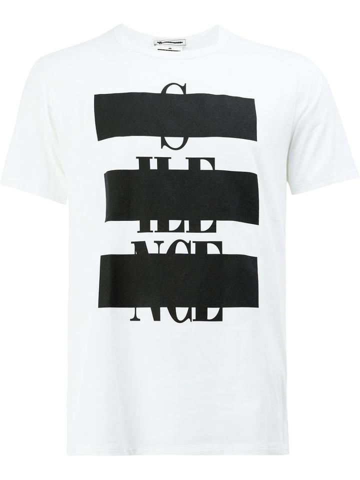 Anrealage - Graphic Printed T-shirt - Men - Cotton - 46, White, Cotton