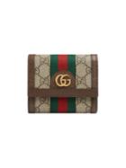 Gucci Ophidia Gg Wallet - Nude & Neutrals