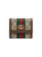 Gucci Ophidia Gg Wallet - Nude & Neutrals