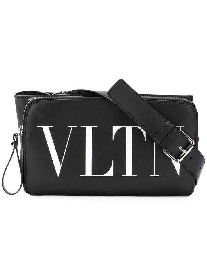 Valentino Valentino Garavani Logo Print Belt Bag - Black