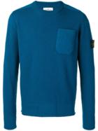 Stone Island Basic Knit Jumper - Blue