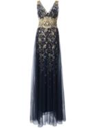 Marchesa Notte Lace Detail Gown