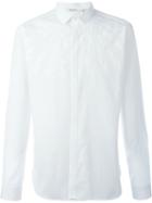 Neil Barrett Lightning Bolt Shirt, Men's, Size: 41, White, Cotton