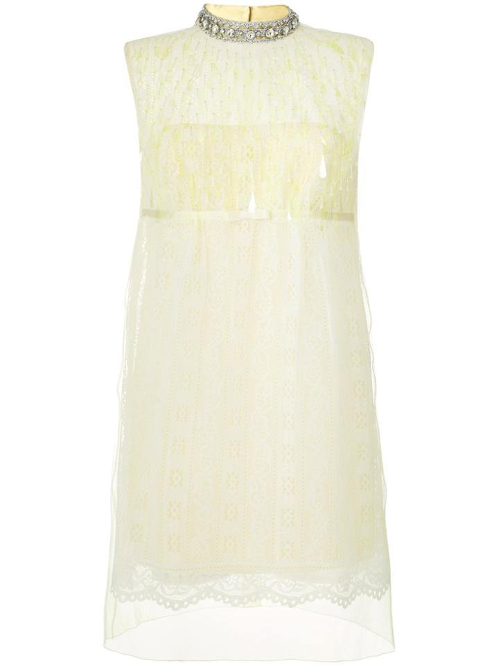 Marc Jacobs Sequin Lace Dress - Yellow & Orange