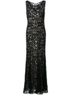 Moschino Lace Overlay Dress - Black
