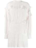 Isabel Marant Ruffled Mini Dress - White