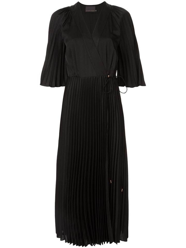 Ginger & Smart Provincial Sunray-pleated Dress - Black