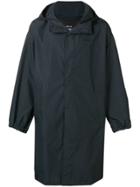 Helmut Lang Loose Fit Raincoat - Blue