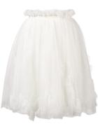 Ermanno Scervino Flared Mini Skirt - White