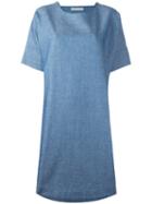 Société Anonyme - Back Collar Dress - Women - Cotton - One Size, Blue, Cotton