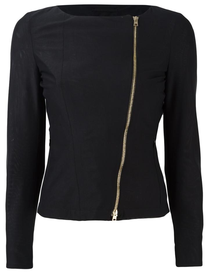 Herno Zip Up Jacket - Black