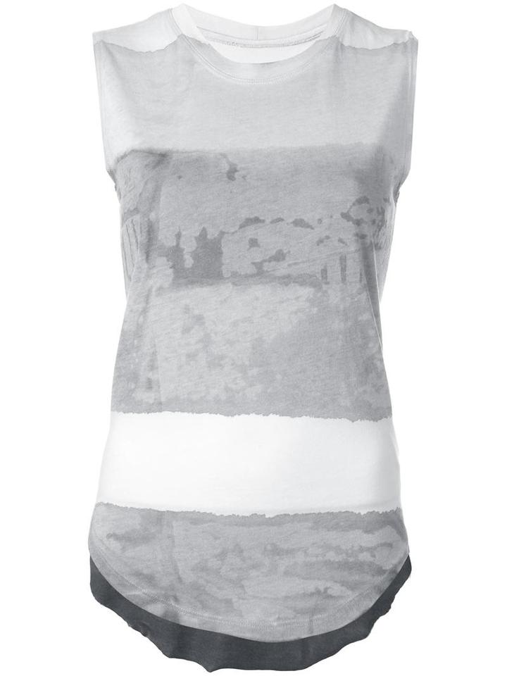 Raquel Allegra Tie-dye Tank, Women's, Size: 0, Grey, Cotton/polyester