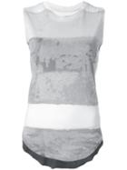 Raquel Allegra Tie-dye Tank, Women's, Size: 0, Grey, Cotton/polyester