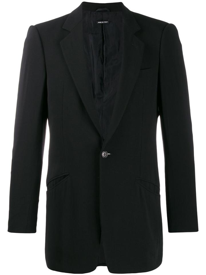 Giorgio Armani Pre-owned 1990s Tailored Blazer - Black