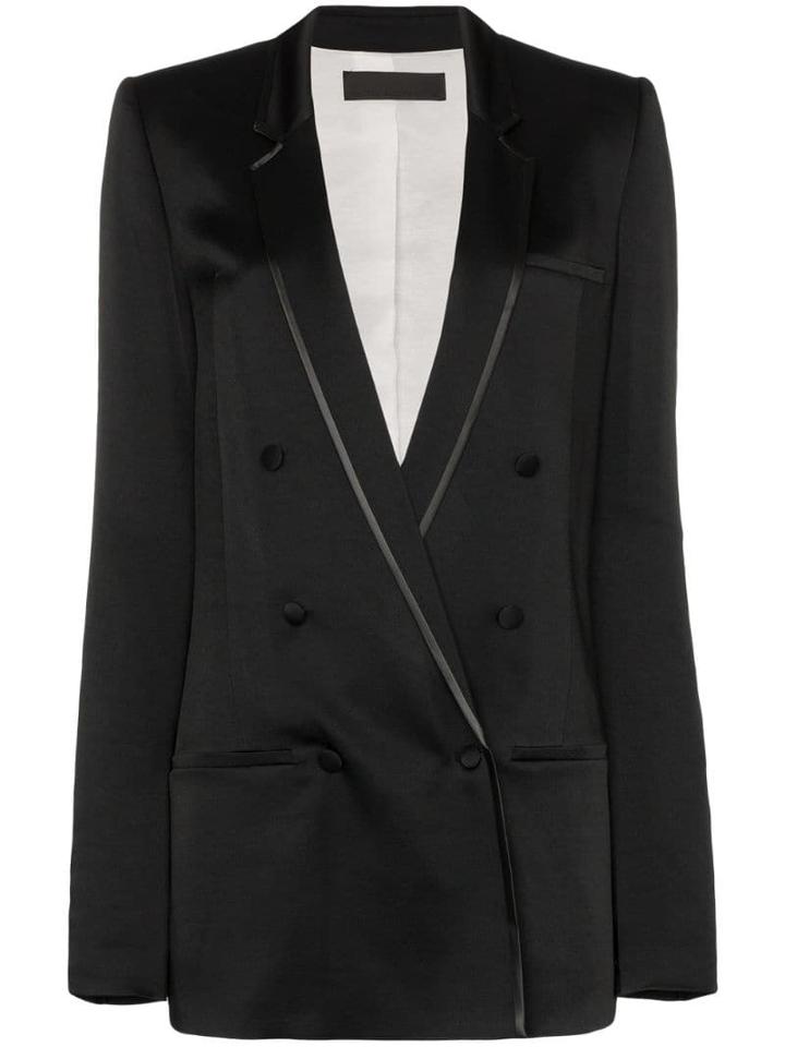 Haider Ackermann Double Breasted Blazer - 101 - Black