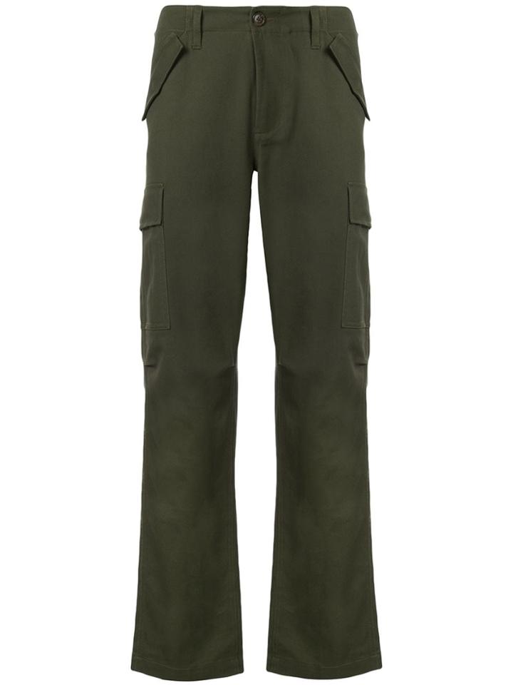 Ports V Multi-pocket Trousers - Green