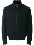 Mc2 Saint Barth Traveler Brooks Bomber Jacket - Black