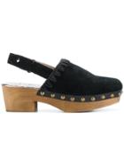 Mou Closed Toe Clogs - Black