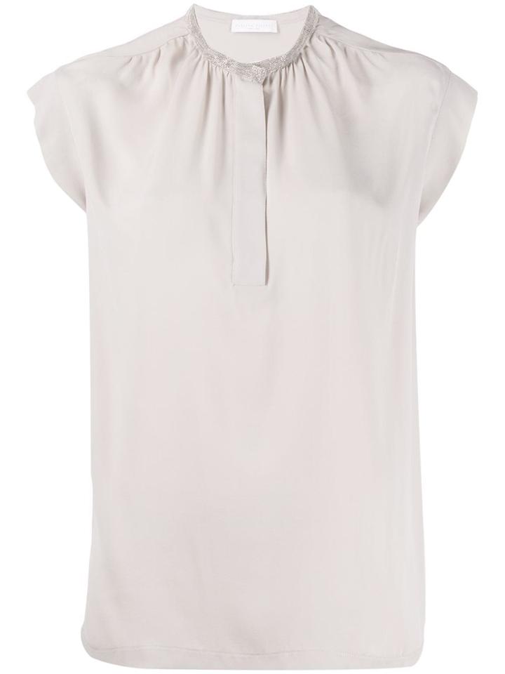 Fabiana Filippi Sleeveless Blouse - Grey