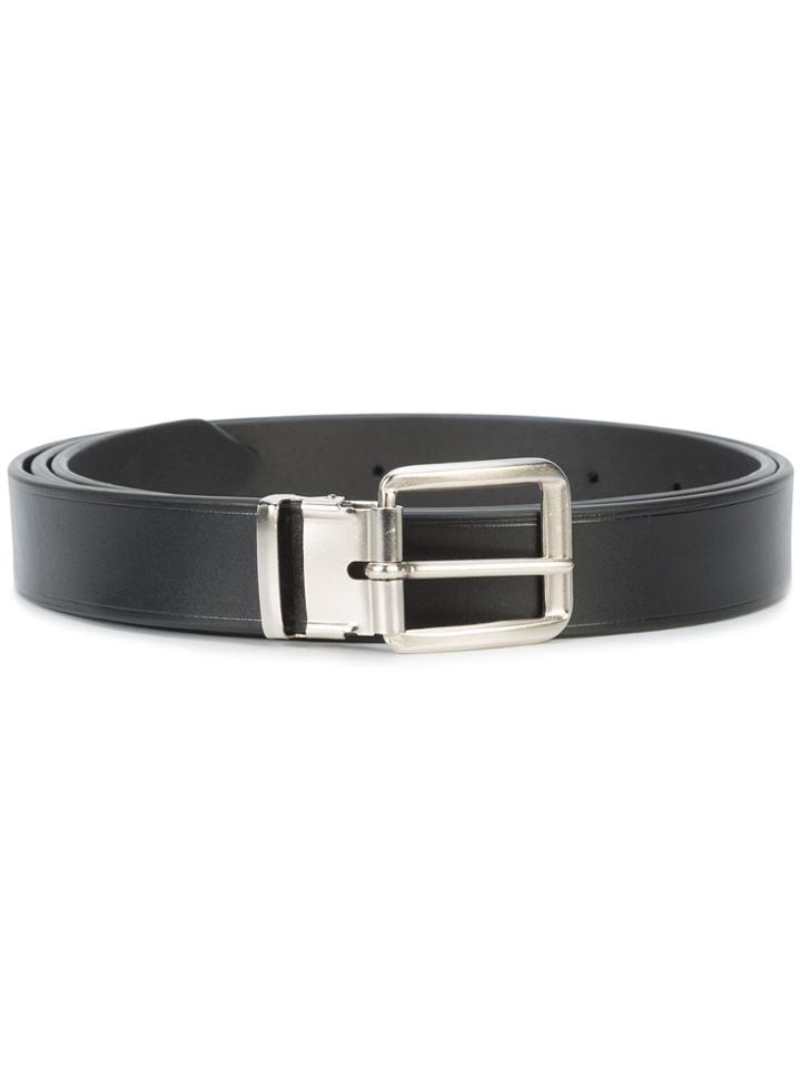 Lemaire Square Buckle Belt - Black