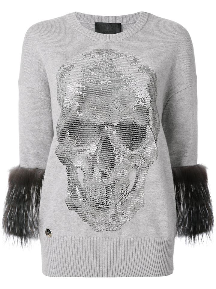 Philipp Plein Kiss Sally Sweater - Grey