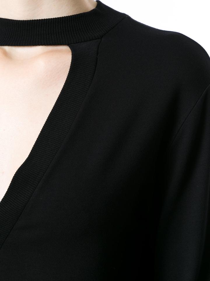 Tufi Duek Chocker Blouse - Black