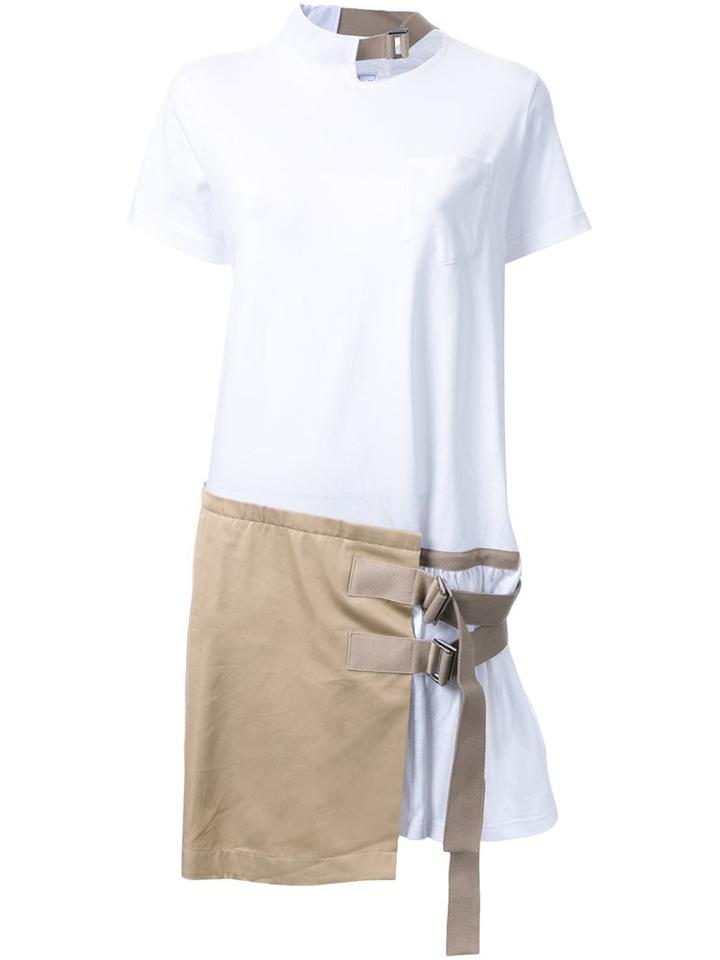 Sacai Apron Panel Dress