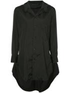 Yohji Yamamoto - Removable Hood Shirt - Women - Cotton - 1, Black, Cotton