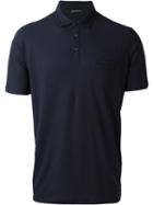 Roberto Collina Classic Polo Shirt, Men's, Size: 50, Blue, Cotton