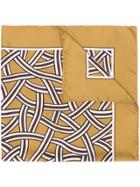's Max Mara Printed Senape Scarf - Brown