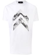 Dsquared2 - Mountain Print T-shirt - Men - Cotton - L, White, Cotton