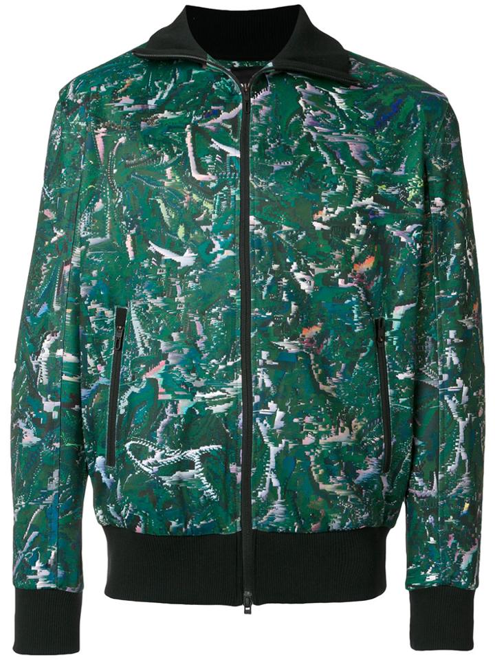 Y-3 Printed Bomber Jacket - Green