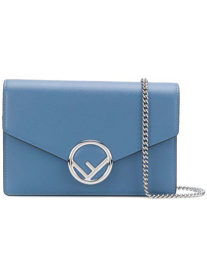 Fendi Kan I F Crossbody Bag - Blue