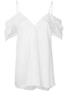 Theory Cold-shoulder Top - White