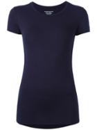 Majestic Filatures Round Neck T-shirt, Women's, Size: 3, Blue, Spandex/elastane/viscose