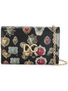 Dolce & Gabbana Sacred Heart Print Bag - Black