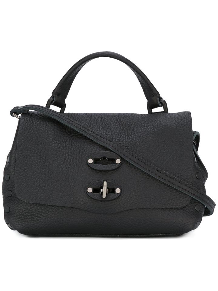 Zanellato Mini Studded Tote, Women's, Black, Leather