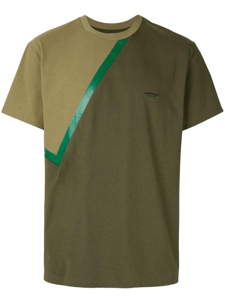 Yoshiokubo Solid Bandana T-shirt - Green