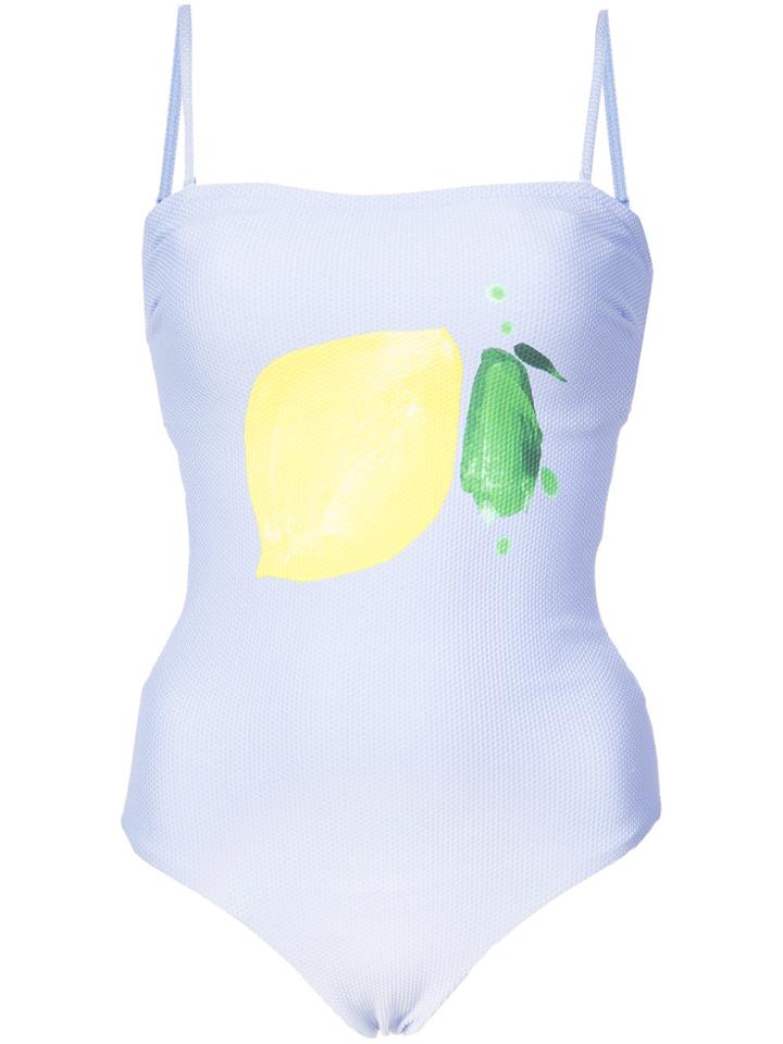 Onia Estelle One Piece Swimsuit - Blue