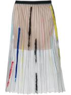 Aviù Sheer Pleated Skirt