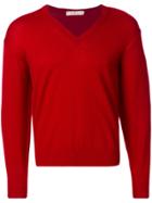 Emilio Pucci Vintage Classic V-neck Jumper - Red