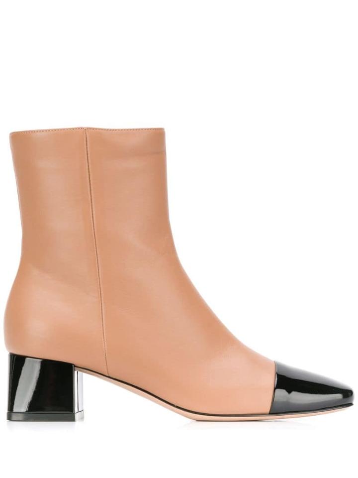 Gianvito Rossi Praline Tipped Ankle Boots - Brown