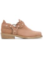 Paco Rabanne Buckle Detail Ankle Boots - Nude & Neutrals