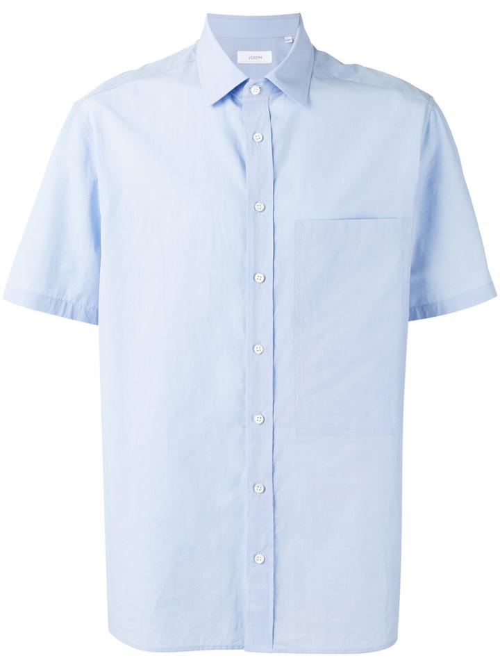 Joseph 'deal-parachute Poplin' Shirt, Men's, Size: 41, Blue, Cotton