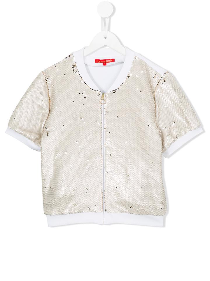 Loredana Shortsleeved Sequin Jacket, Girl's, Size: 13 Yrs, Grey
