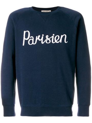 Maison Kitsuné Parisien Sweatshirt - Blue