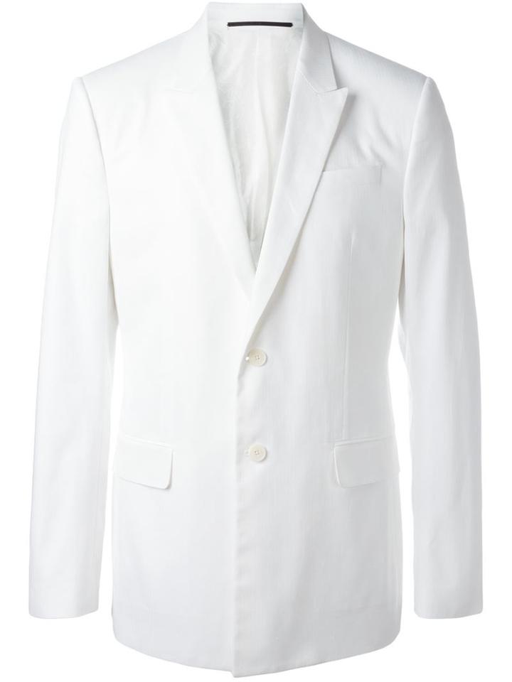 Givenchy Classic Blazer, Men's, Size: 48, White, Cotton/spandex/elastane/cupro
