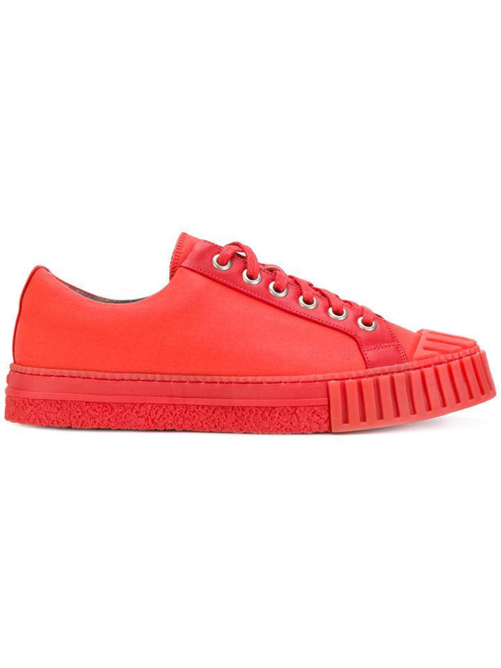 Adieu Paris Lace-up Sneakers - Red