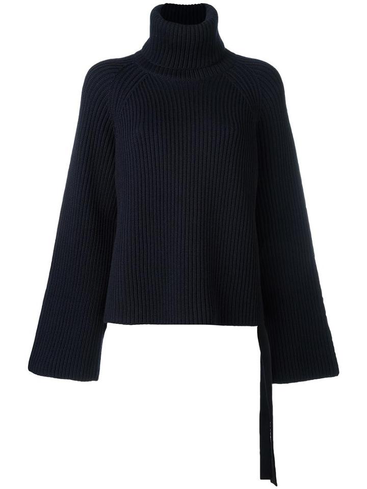 Joseph Turtleneck Jumper, Women's, Size: Xs, Blue, Wool