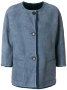 Desa Collection Buttoned Jacket - Blue